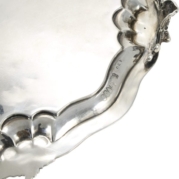 Silver tray Charles Raily George Storer