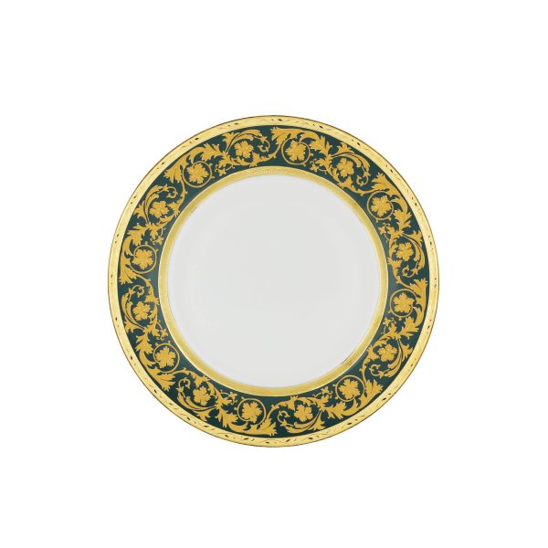 Royal Florentia Green Dessert Plate
