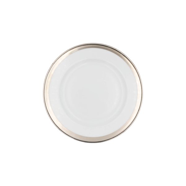 Thin-Rimmed Fruit Plate with Platinum Band
