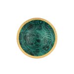 Piatto Frutta Malachite