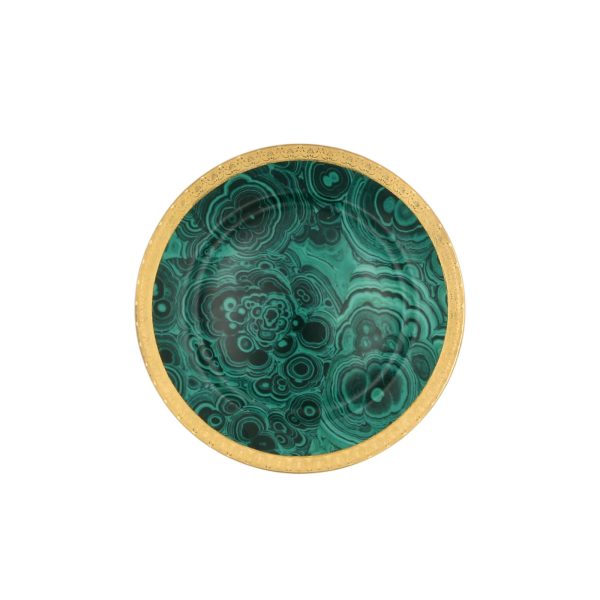 Piatto Frutta Malachite
