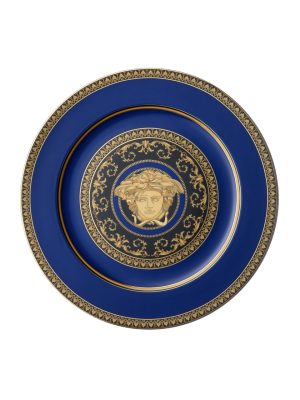 Piatto segnaposto Medusa blue