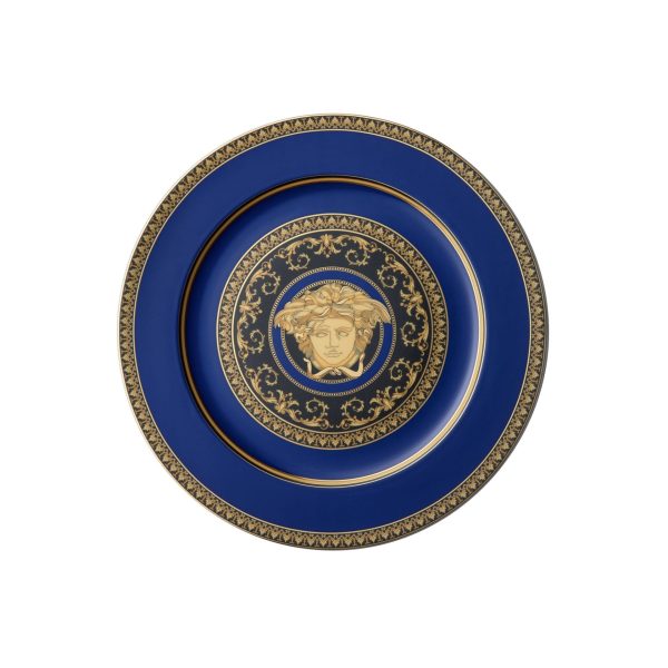 Piatto segnaposto Medusa blue