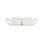 Four-compartment Porcelain Baking Dish