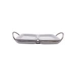 Rectangular Two-Compartment Porcelain Baking Dish