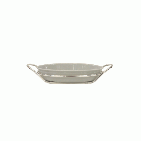 Medium Oval Porcelain Baking Dish