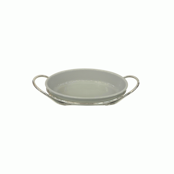 Medium Oval Porcelain Baking Dish