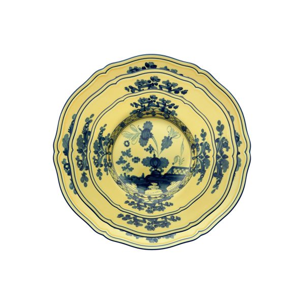 Flat dessert plate Citrino Oriente Italiano