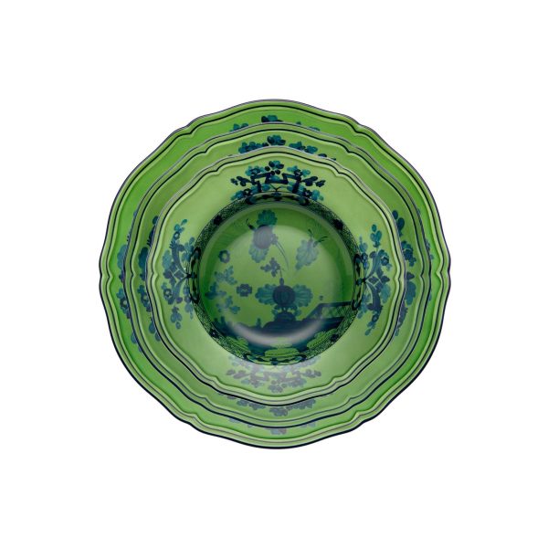 Malachite Oriente Italiano flat plate
