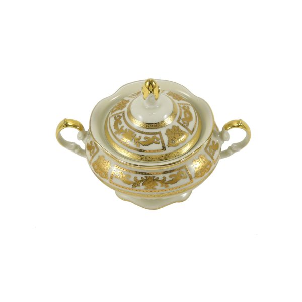 Zuccheriera con coperchio per 6, collezione Grace