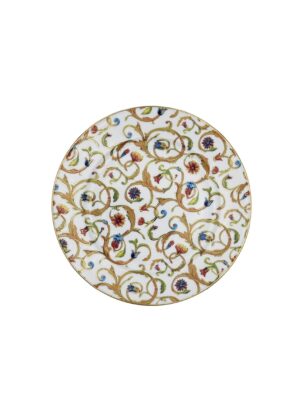 Piatto Piano Liscio Girali Decoro Totale