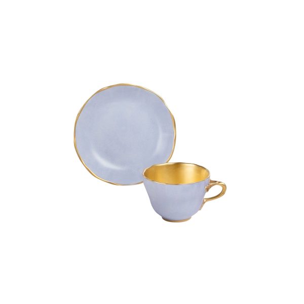 Princess purple coffee cup with saucer