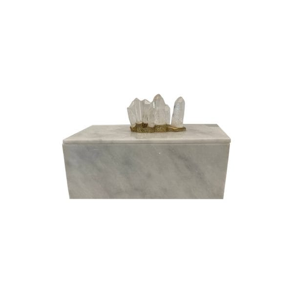 Marble Box with Crystals