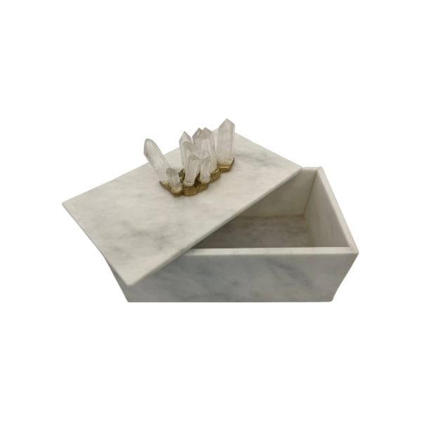 Marble Box with Crystals