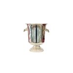 Silver Alloy Champagne Bucket with Grape Handles