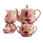 Teapot with lid for 12 Vermiglio Oriente Italiano