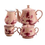 Teapot with lid for 12 Vermiglio Oriente Italiano
