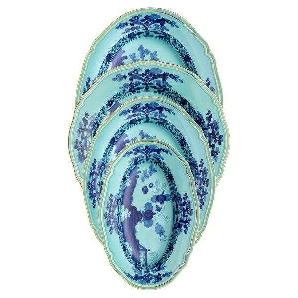 Vassoio rotondo Iris Oriente Italiano