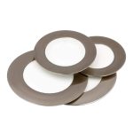Piatto Frutta Fascia Platino