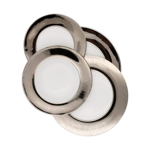 Piatto Frutta Fascia Platino