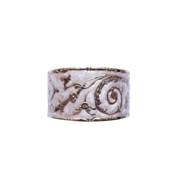 Bianca Enameled Pearl Bracelet