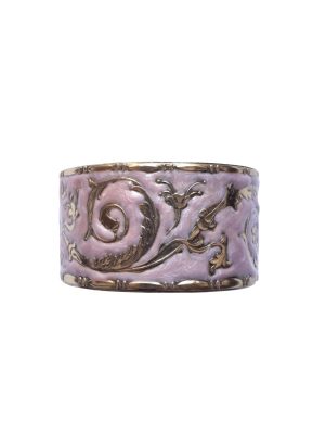 Bracciale Clarice  Smaltato Rosa Chiaro
