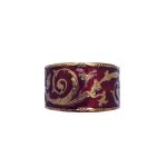 Lucrezia Ruby Red Enameled Bracelet