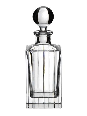 Square whisky bottle