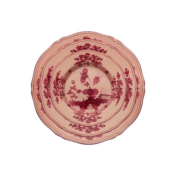 Flat dessert plate Vermiglio Oriente Italiano