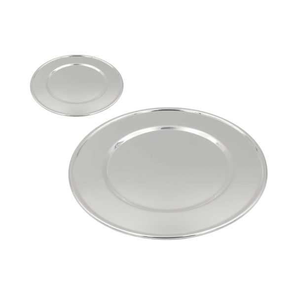 Silver Alloy Bread Plate