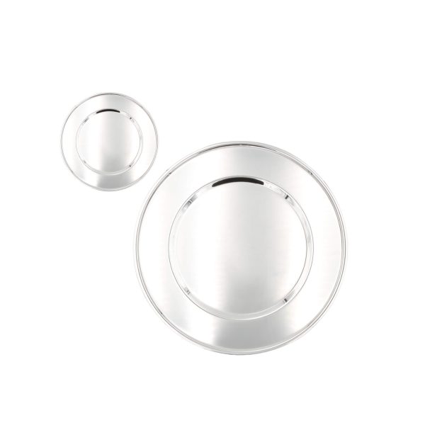 Silver Alloy Bread Plate