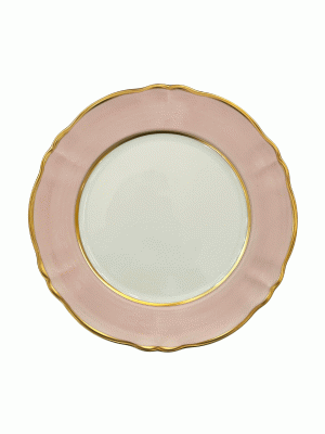 Sottopiatto Ornato Bouquet Rosa Pastello