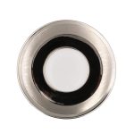 Piatto Frutta Fascia Platino