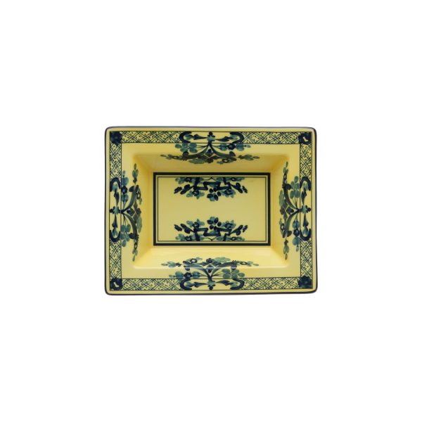 Rectangular trinket tray Citrino Oriente Italiano, 15x19 cm