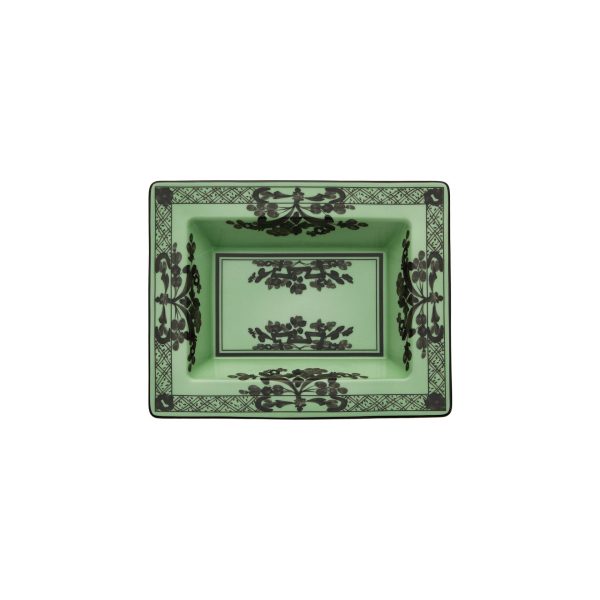 Piatto svuotatasche rettangolare Bario Oriente Italiano, cm 15x19