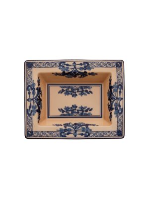 Piatto svuotatasche rettangolare Cipria Oriente Italian, 15x19  cm