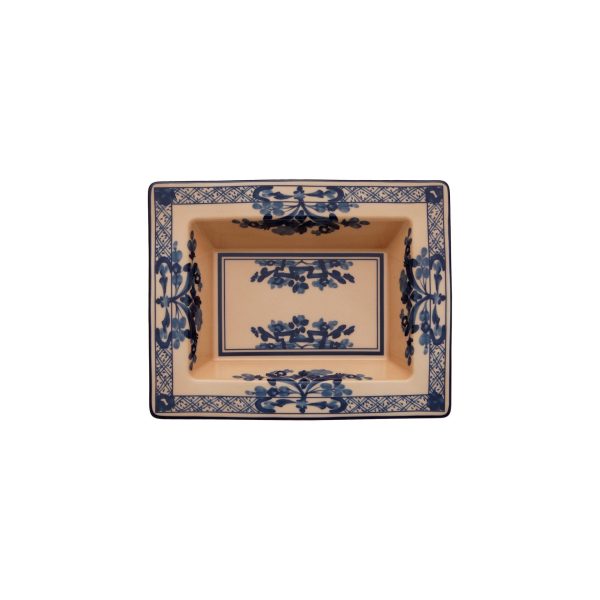 Piatto svuotatasche rettangolare Cipria Oriente Italian, 15x19  cm