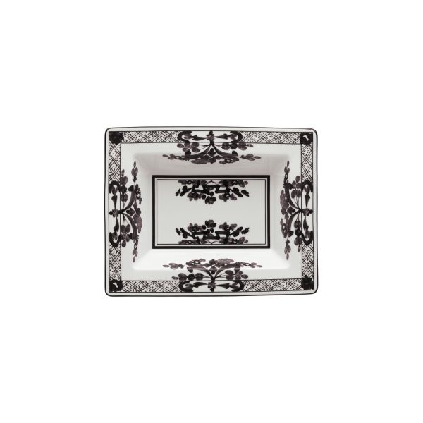 Rectangular valet tray Albus Oriente Italiano, 15x19 cm