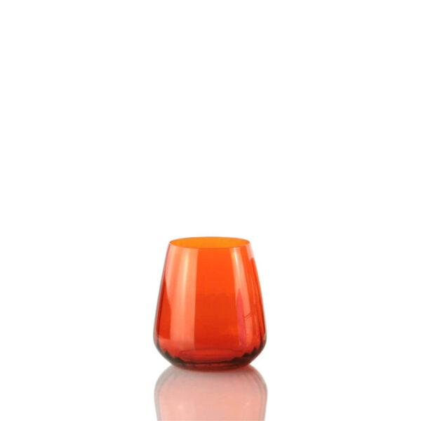 Set of 2 Joy Orange Tumblers 450 ml