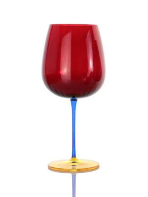 Set of 2 Gin Joy Red Glasses 750 ml
