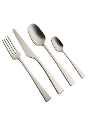 4-Piece Cutlery Set Zest Champagne Steel