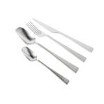 4-Piece Cutlery Set Zest Stone Washed Steel