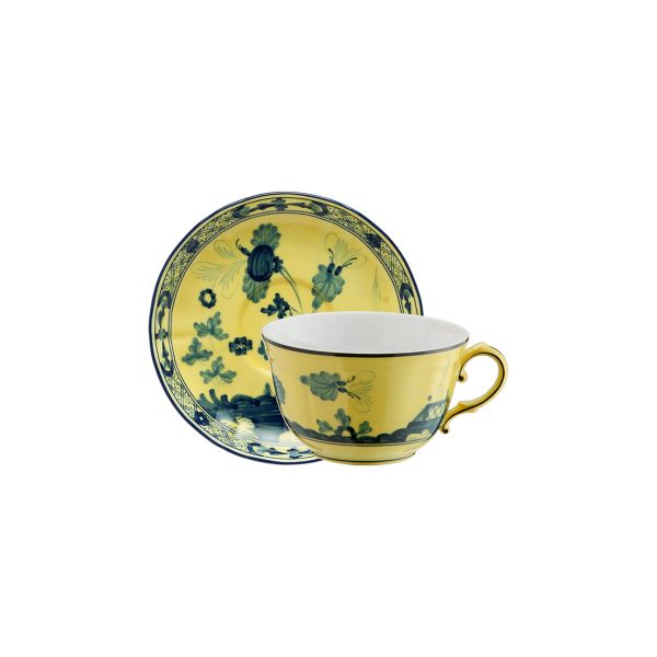 Citrine Tea Cup Oriental Italian