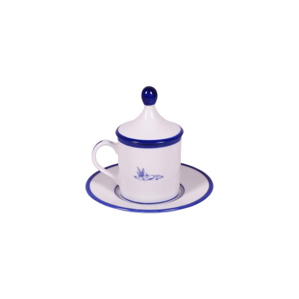 Coffee cup with saucer and lid Jaguar