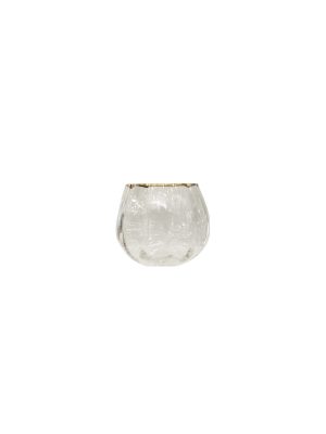 Bicchiere Excellence Ottico Filo Oro