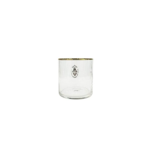 Tumbler Cilindrico Rigadin Filo Oro Largo