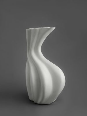 Vaso Sinuo bianco opaco