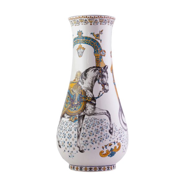 Chevaux du Soleil Gien Vase
