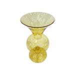 Large Yellow Glass Vase