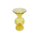 Small Yellow Glass Vase
